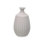 Vaza keramikinė D19xH31 cm pilkos spalvos Giftdecor 80130