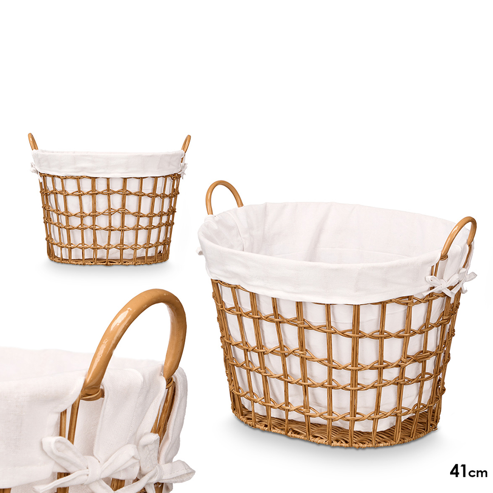 Krepšys 41x51x41 cm plastikinis, natūrali sp. Kipit 94569