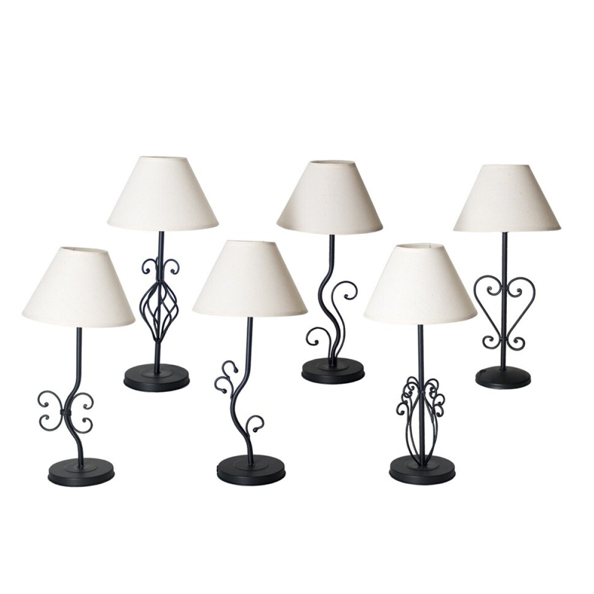Šviestuvas stalinis 20x20x42 cm metalinis 8430540351034
