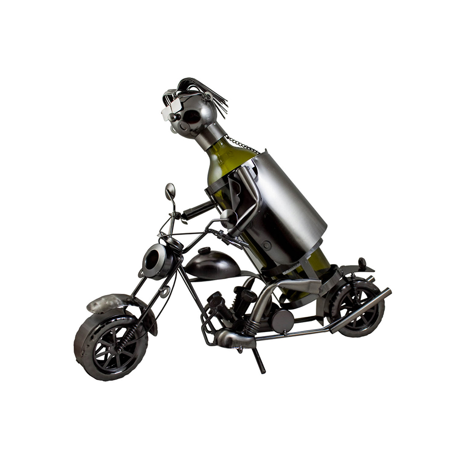 Stovas buteliui metalinis Motociklininkas W98 0.75L