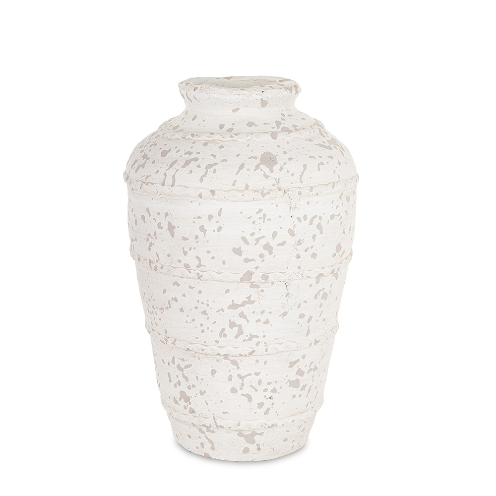 Vaza keramikinė balta 36x21x21 cm 183281
