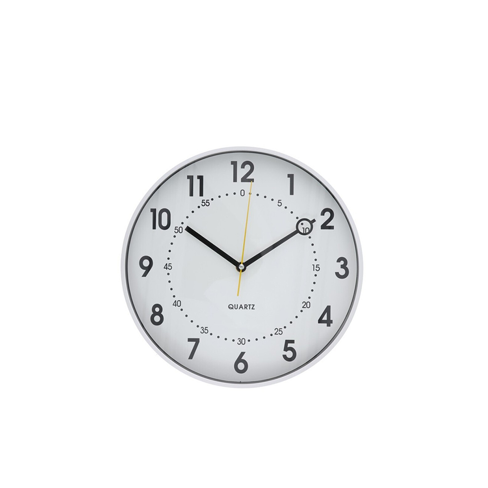 Laikrodis sieninis D31.5 cm baltas 8445393530796