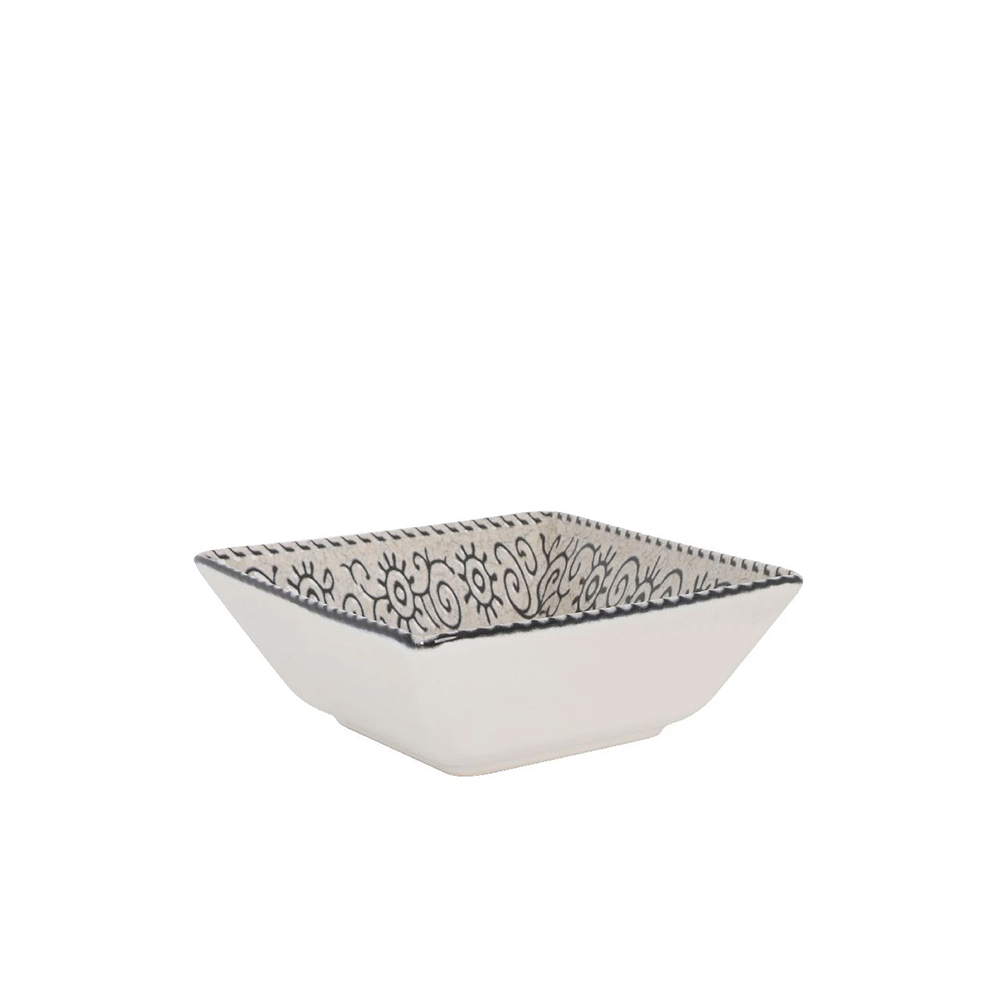 Dubenėlis 13x13x5 cm keramikinis SOLE La Mediterranea SLB250000