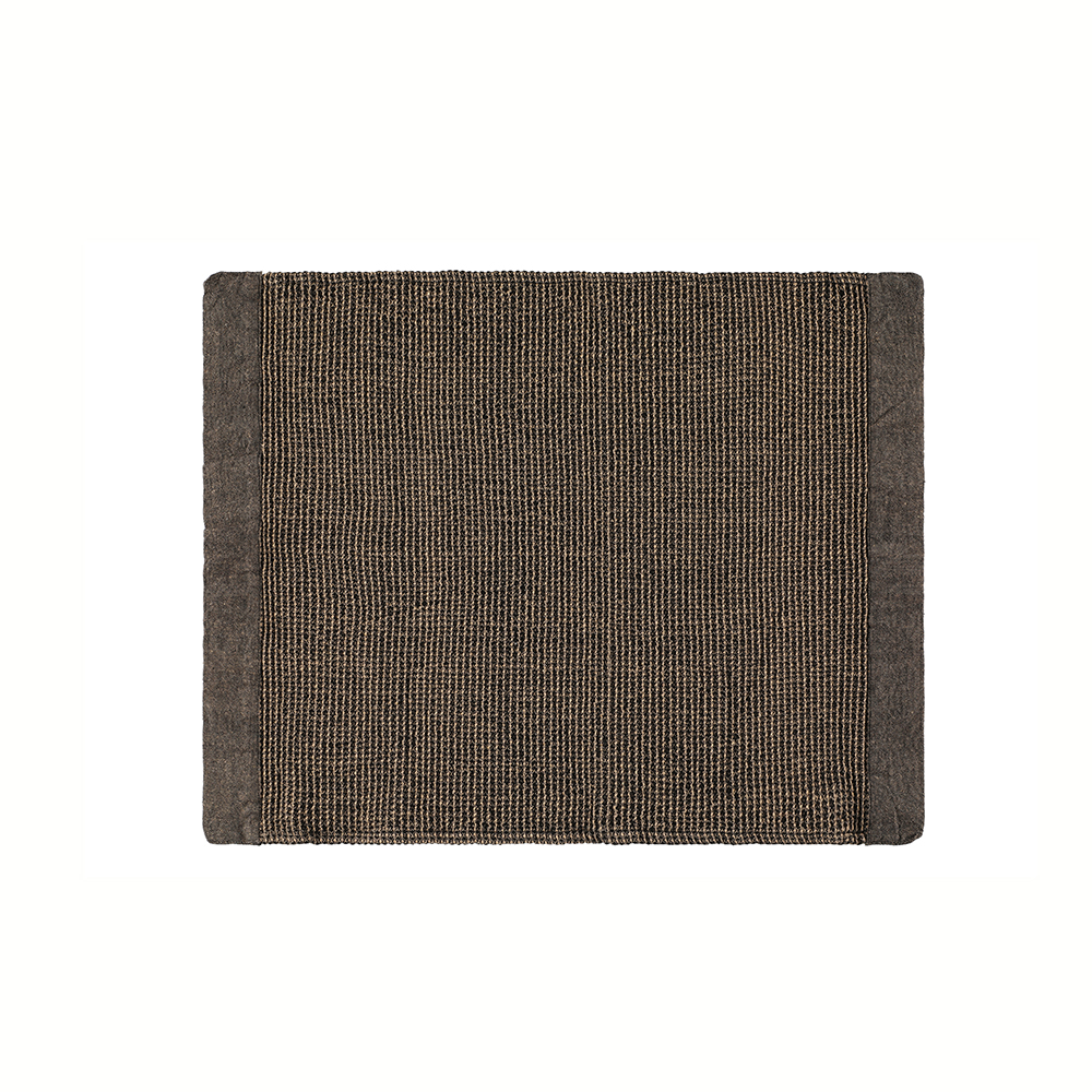 Pasėstė-rankšluostis pirčiai 50x60 cm rudos spalvos Rento 323525