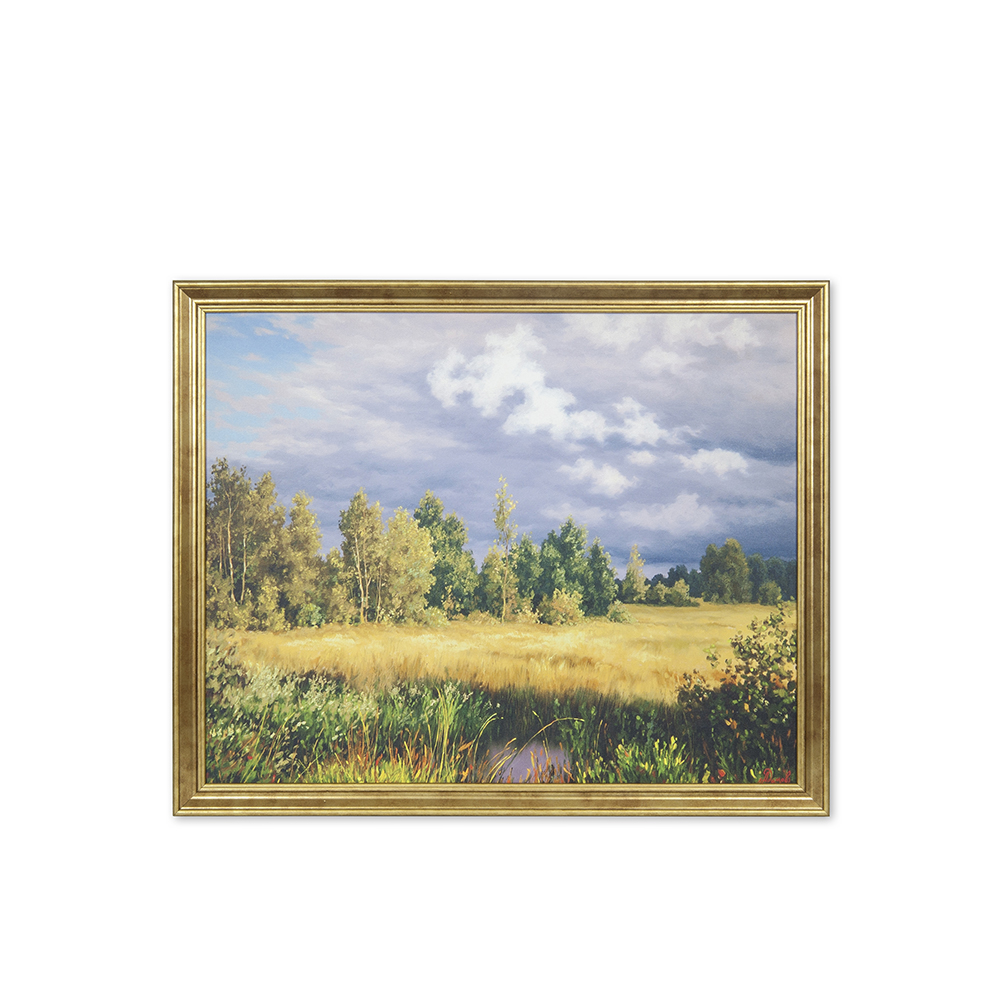 Reprodukcija 1705476 su rėmu 1203300 Geltona pieva 40x50 SVX