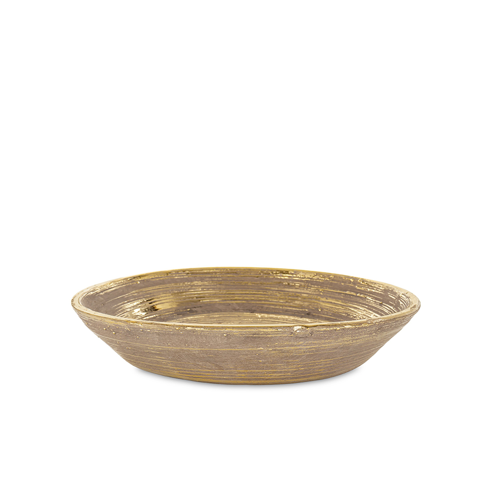 Dubuo dekoratyvinis keramikinis aukso psl. 6x35x35 cm