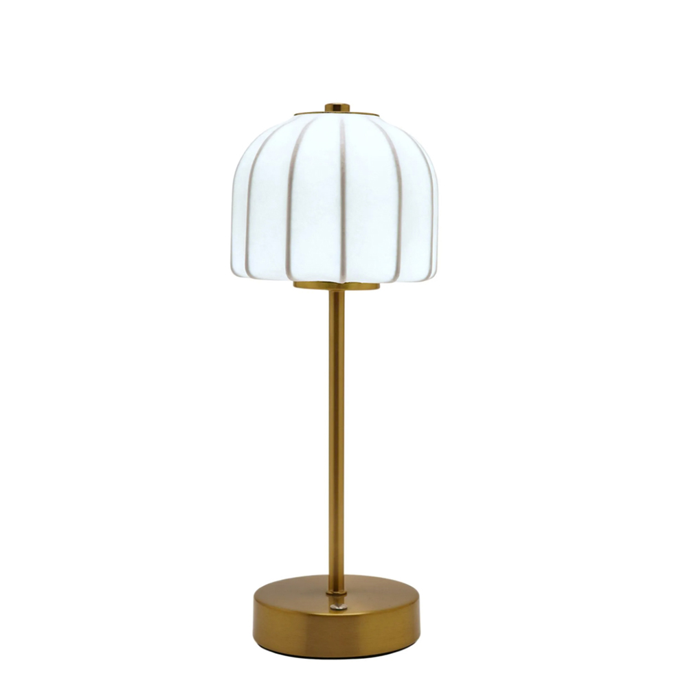 Šviestuvas liečiamas metalinis aukso sp. 34x13x13 cm HE2842 Hestia Widdop