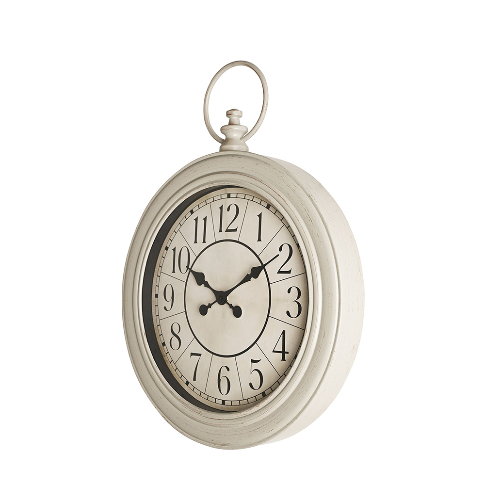 Laikrodis sieninis baltas 59x44x6 cm W8074 Hometime Widdop