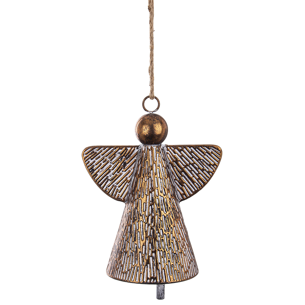 Varpelis metalinis pakabinamas Angelas 44x21x14 cm 172928