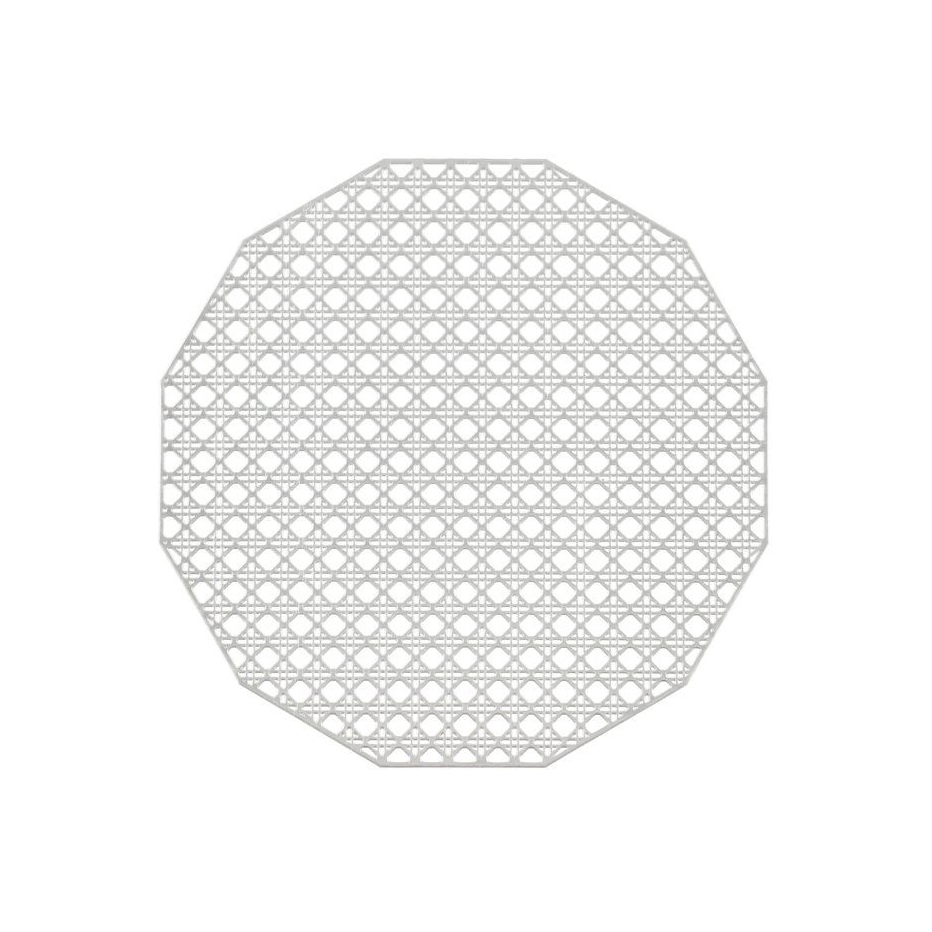 Padėkliukas stalo D38 cm sidabrinis Punos 609705 4Living